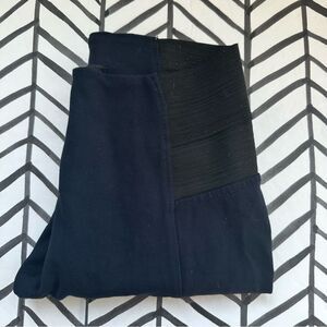Zara Basic Size XS Navy Leggings with Side Panel Elastic
